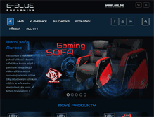 Tablet Screenshot of e-blue.cz